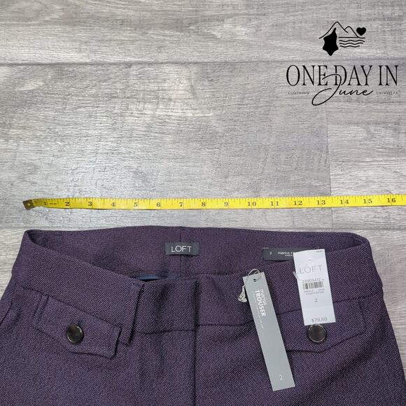 Loft Marisa Trouser Pants Size 2 - Picture 3 of 6